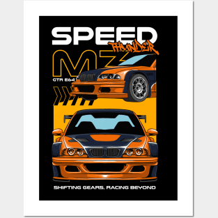 GTR E46 Speed Thunder Posters and Art